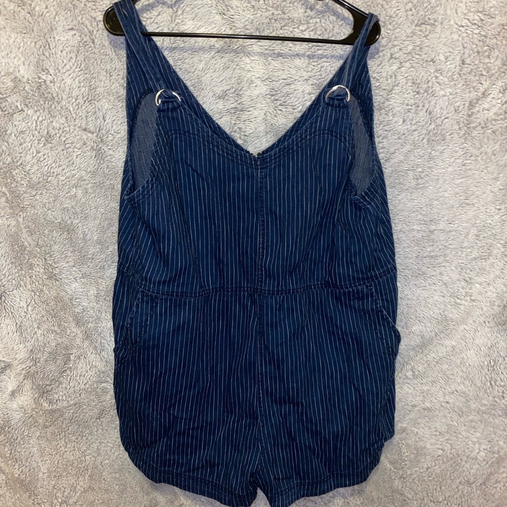 American Eagle Pinstripe Romper